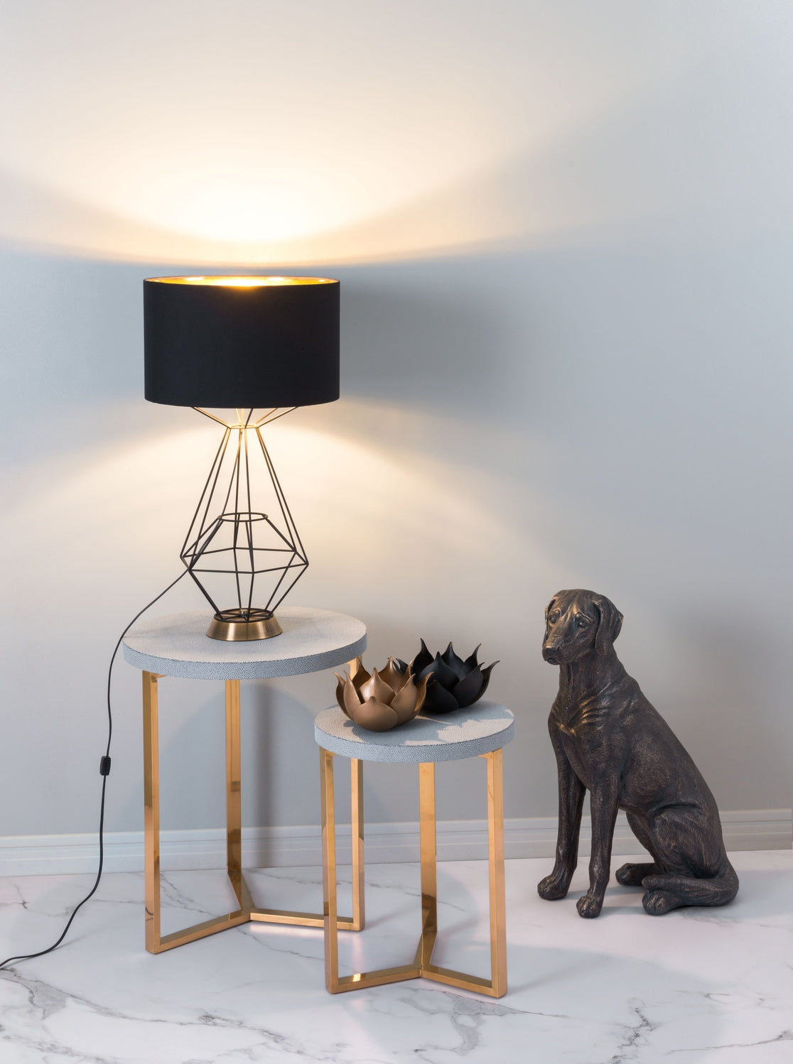 Delancey Table Lamp Black