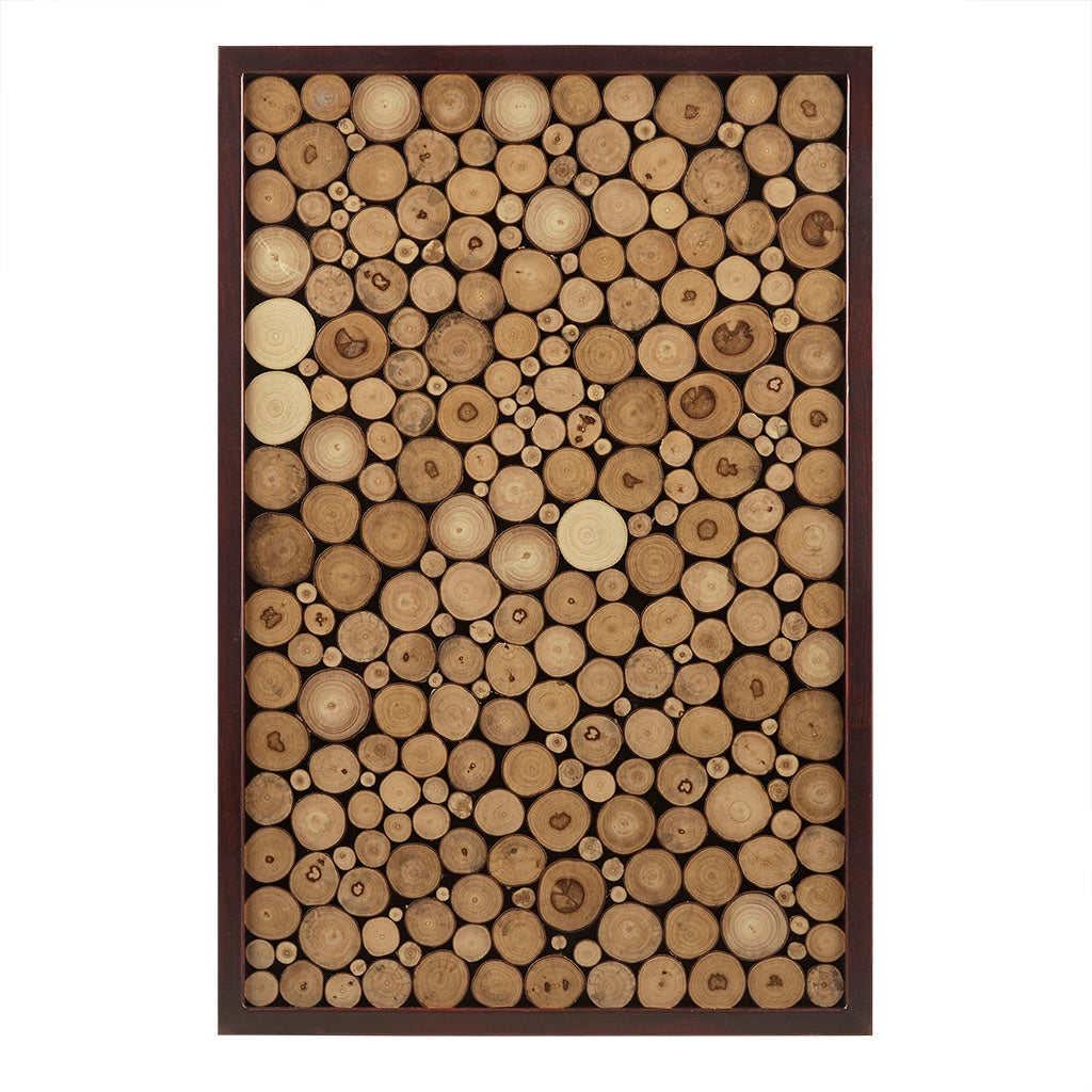 100% Natural Wood Mosaic Wall Decor