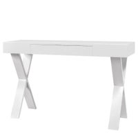 Hudson Cross Console White Desk / Table