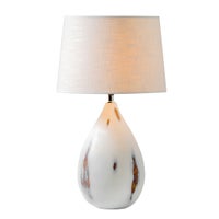 Whitewash 24h" Resin Table Lamp