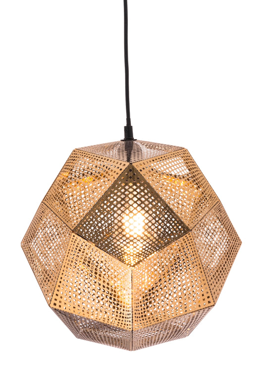 Bald Ceiling Lamp Gold