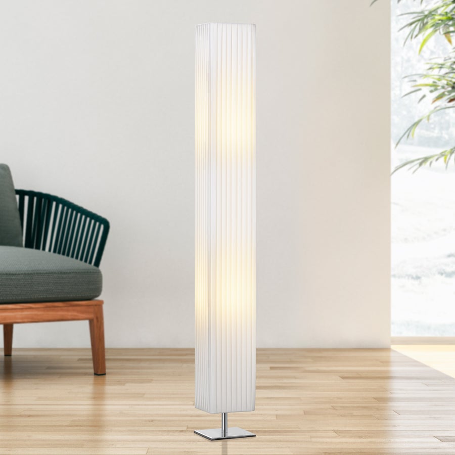 Square Column 47h" Floor Lamp