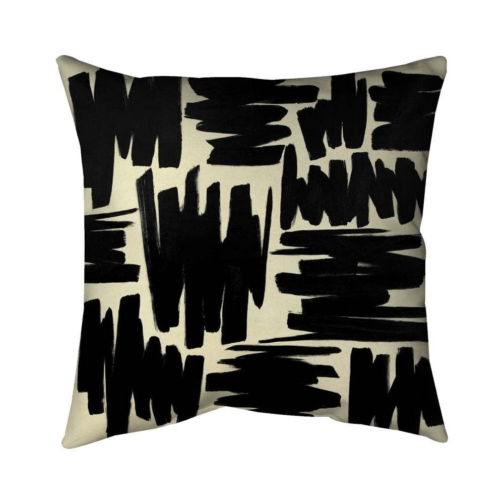 Deconstructed Stripes | Outside Pillow Cover 18" X 18"