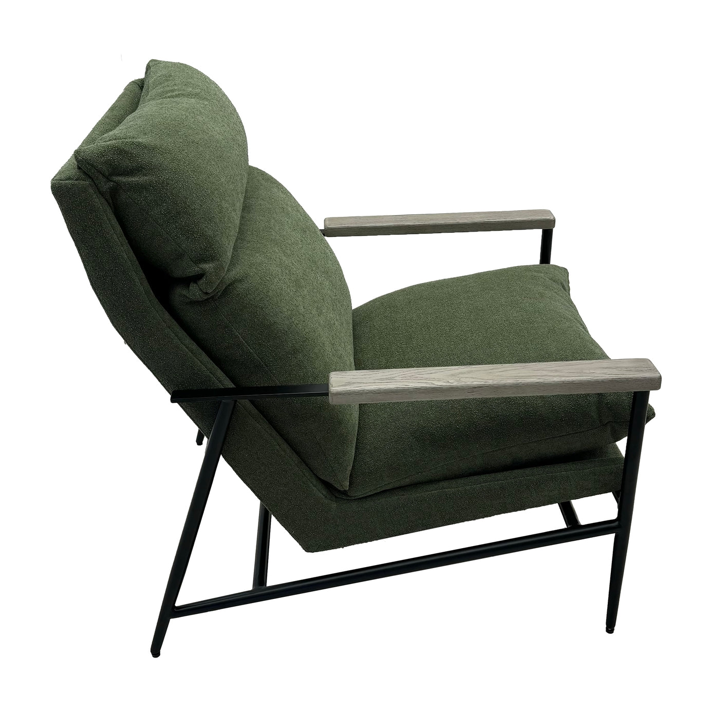 Mid-Century Accent Chair, Green