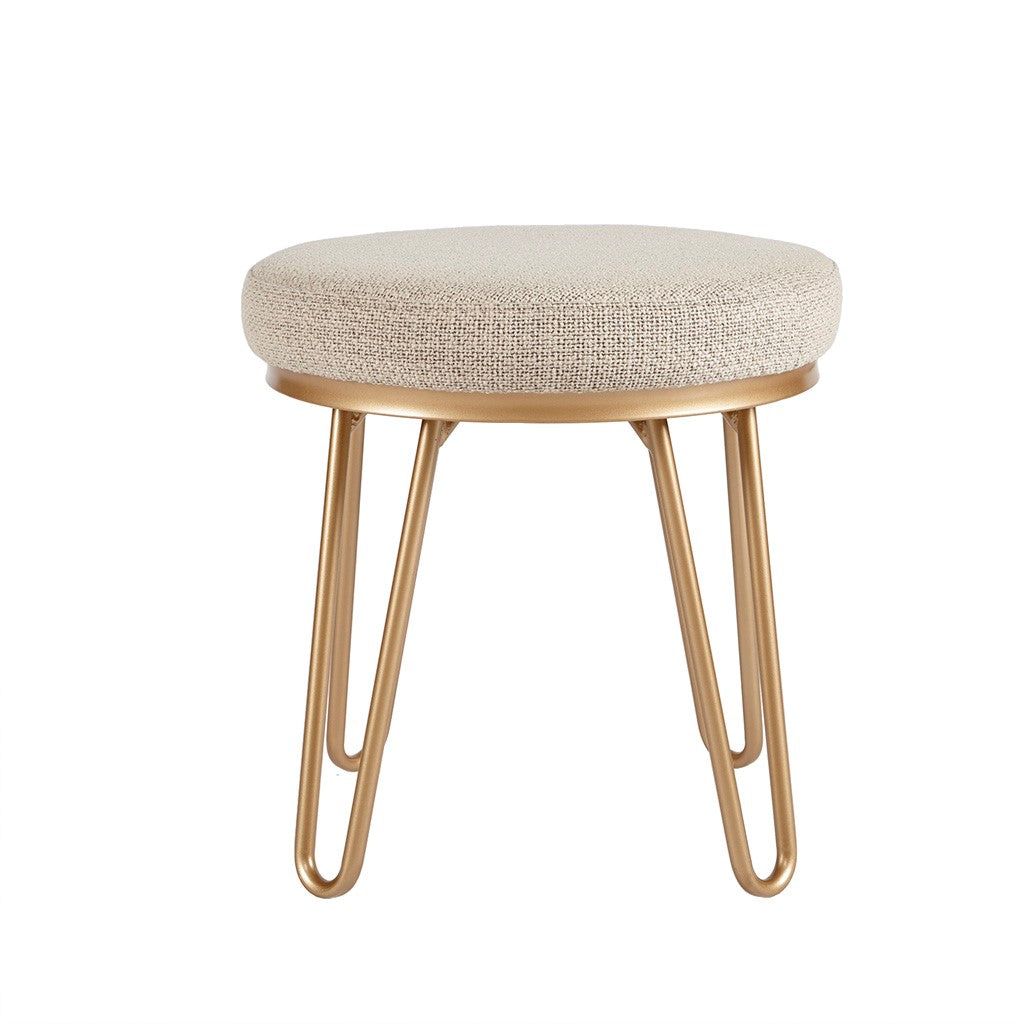 Gold Legs Small Round Stool Accent Table