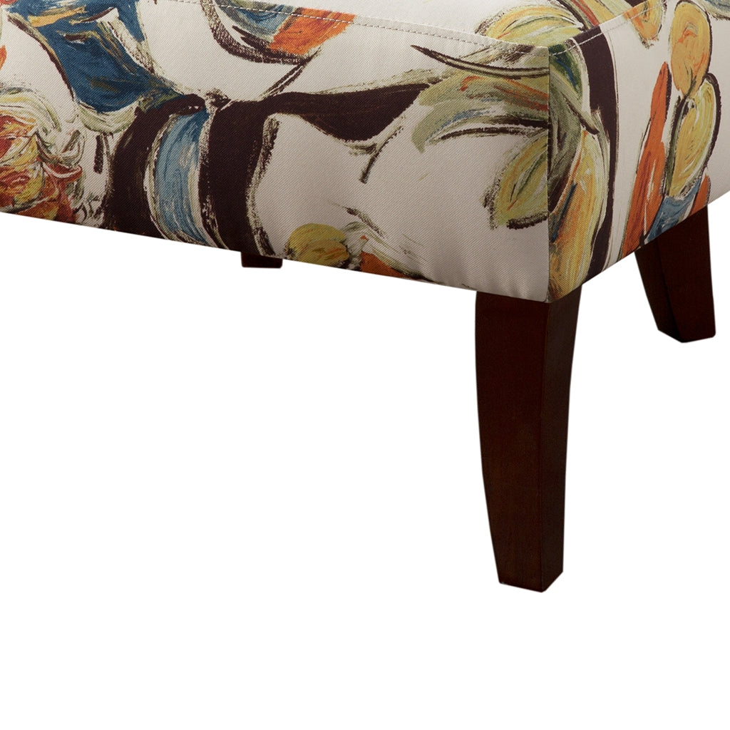 Modern Abstract Armless Slipper Chair