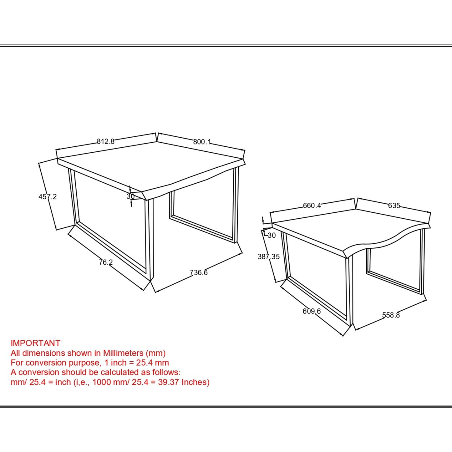 COMING SOON! Jivin 2pc Coffee Table Set in Natural and Black