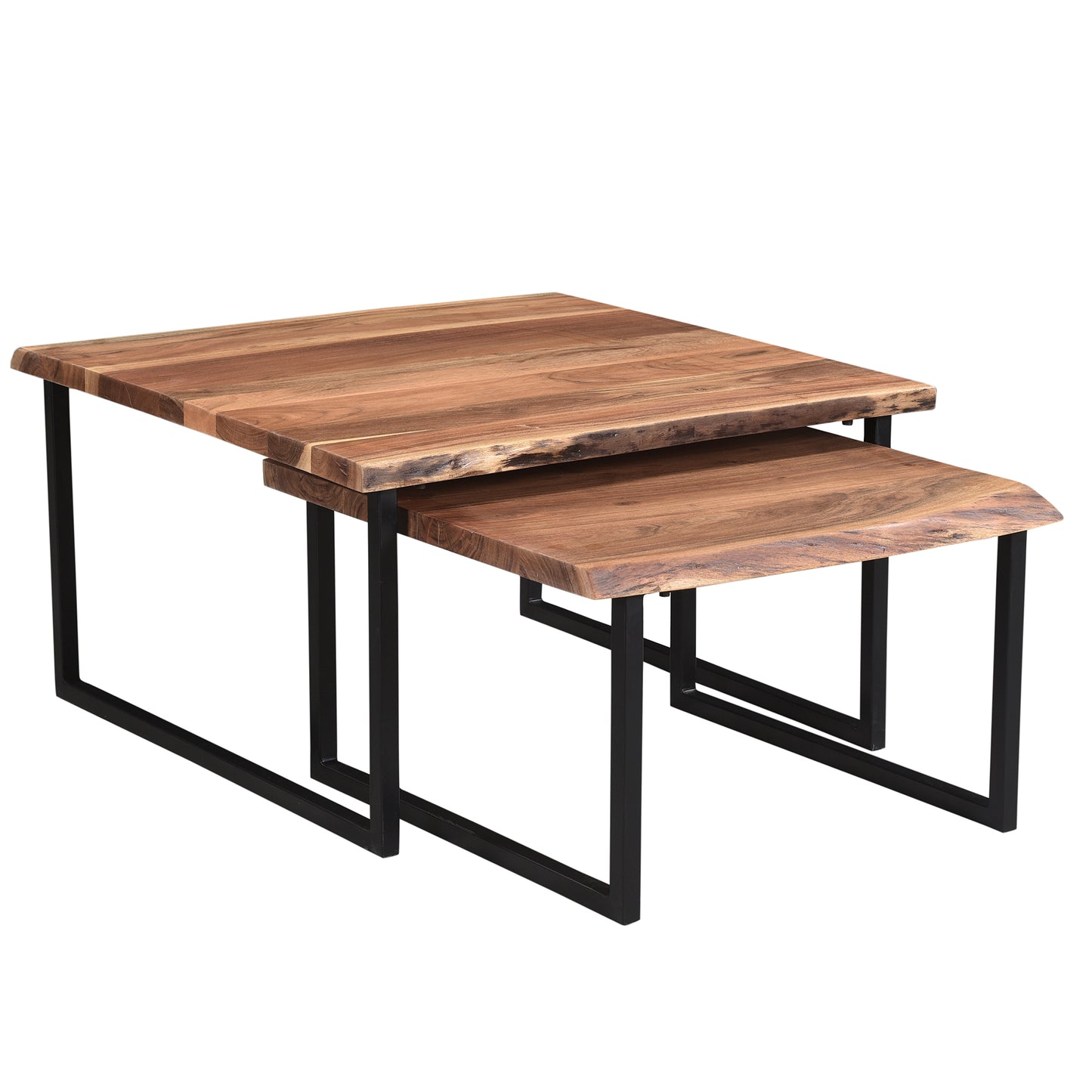 COMING SOON! Jivin 2pc Coffee Table Set in Natural and Black