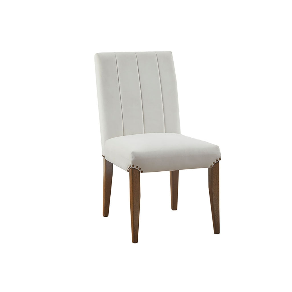 [Set of 2] Modern Farmhouse Dining Chair, Cream