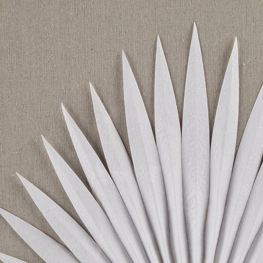 Handmade Rice Paper Palm Leaves Wall Decor (SET OF 3)