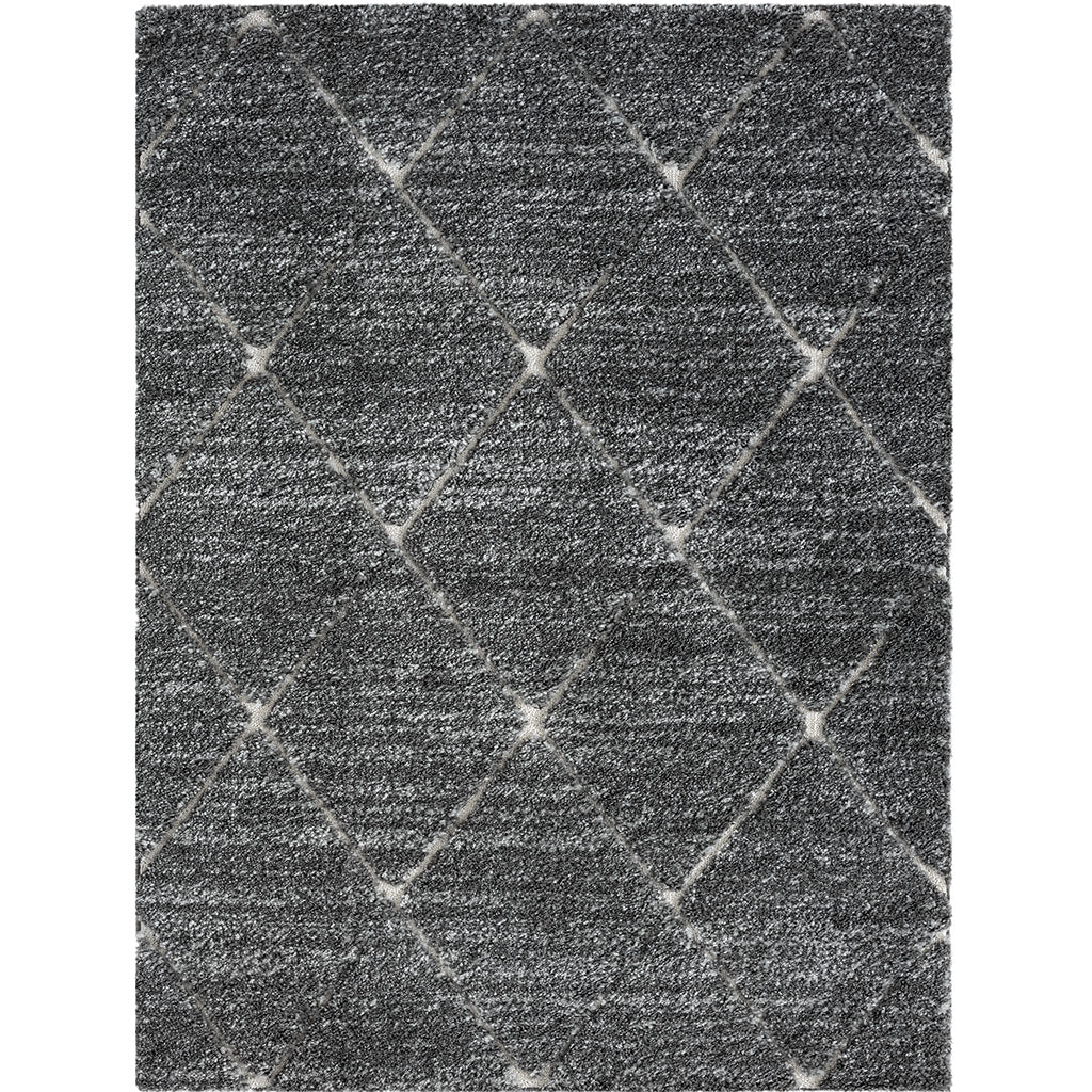 Modern Plush Scatter Rug Area Rug, Grey