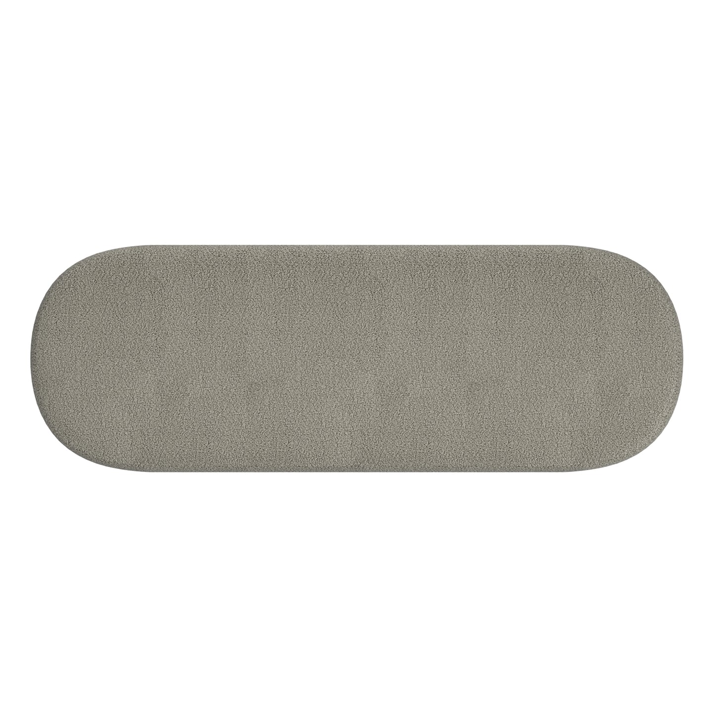 Azoro Bench in Warm Grey Boucle