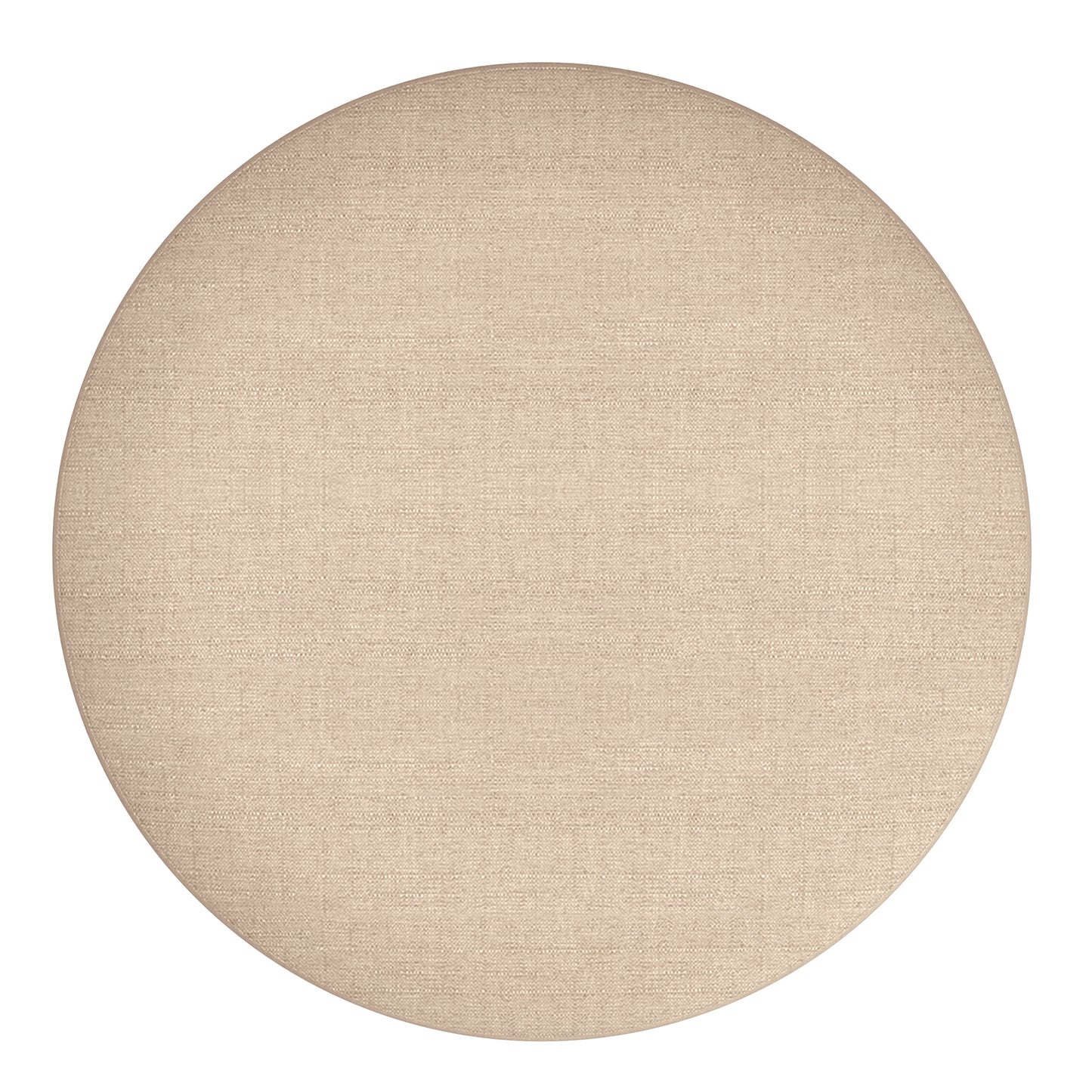 Demi Round Ottoman in Beige and Black