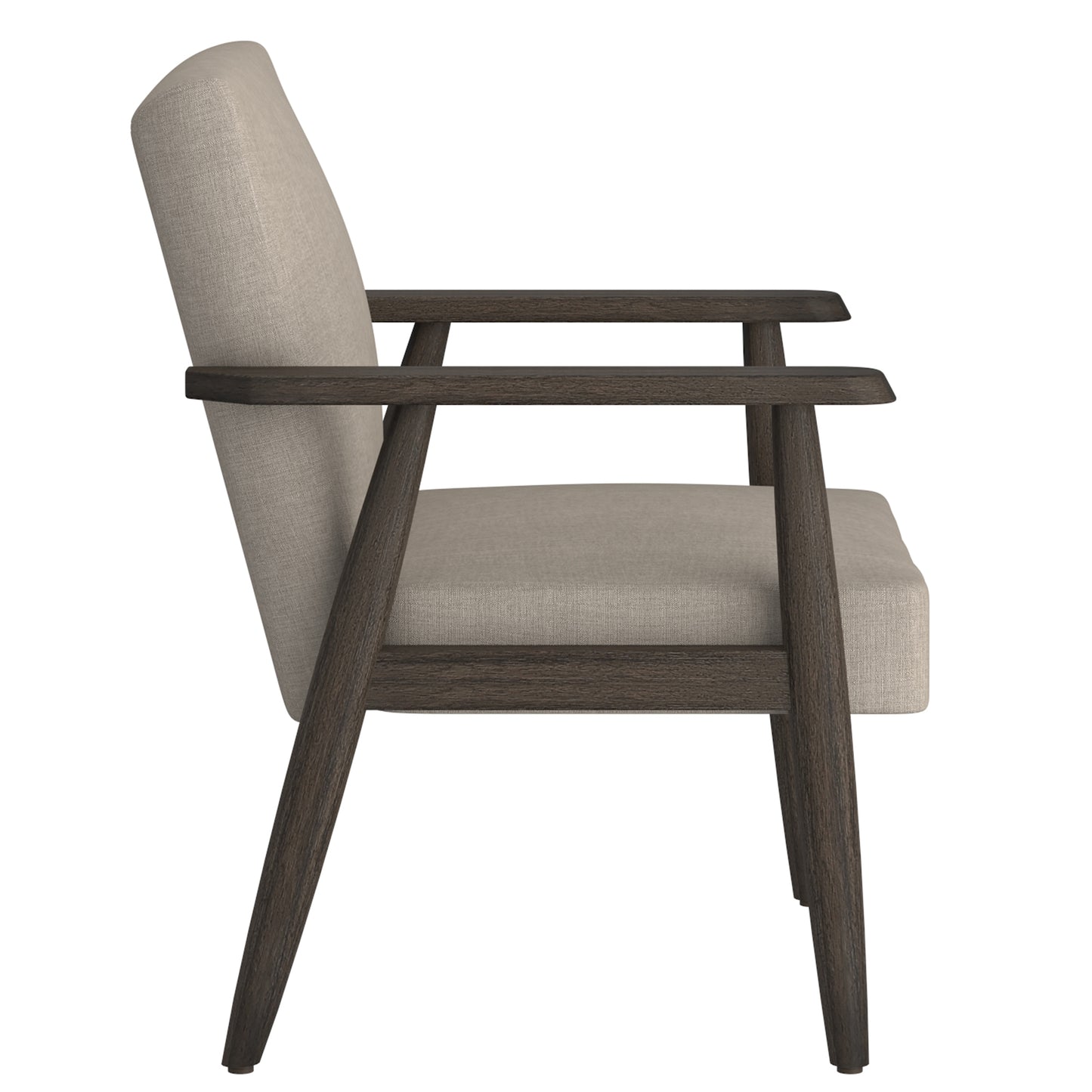 Huxly Accent Chair in Beige and Weathered Brown