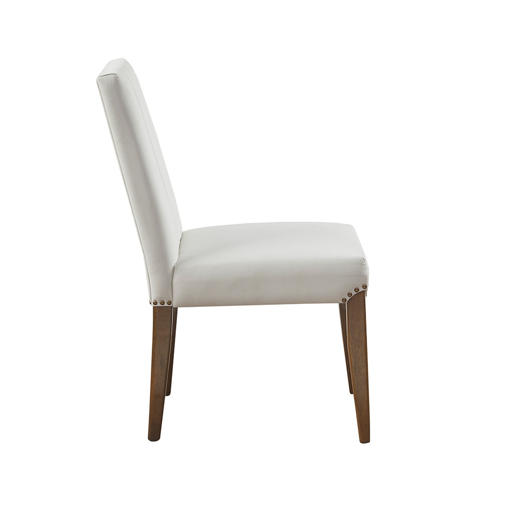 [Set of 2] Modern Farmhouse Dining Chair, Cream