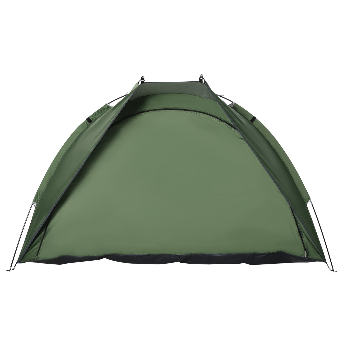 Outsunny Pop Up Tent, Beach Tent, UV Protected Sun Shelter with Carry Bag and Ground Stakes for 2-3 Person, Green