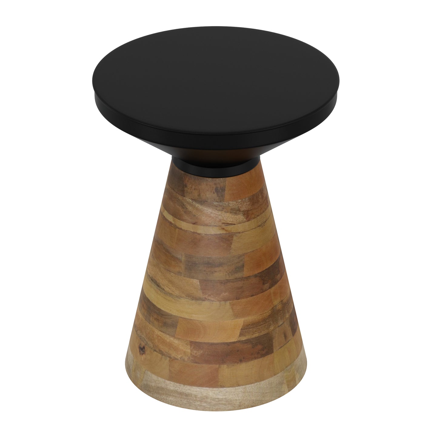 Boden Accent Table in Black and Walnut