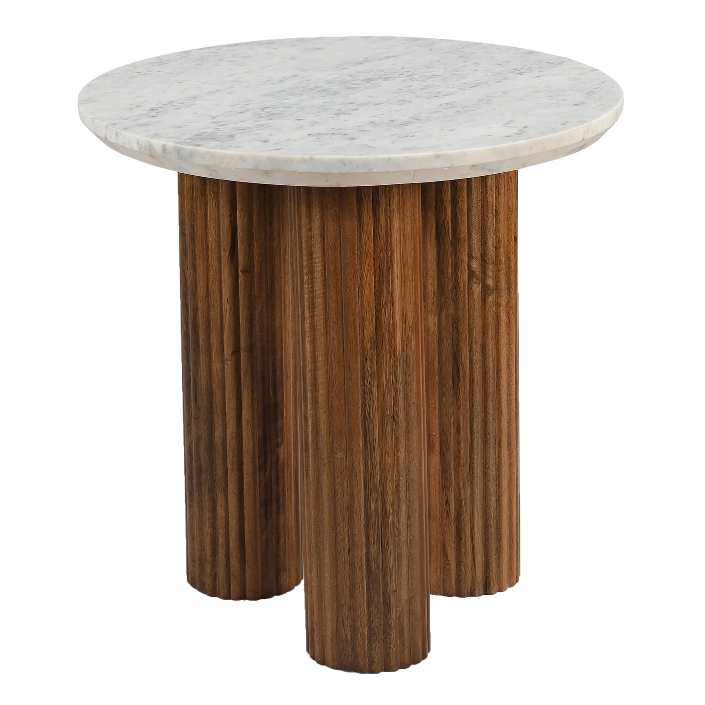 Jilsa Accent Table in Walnut & White