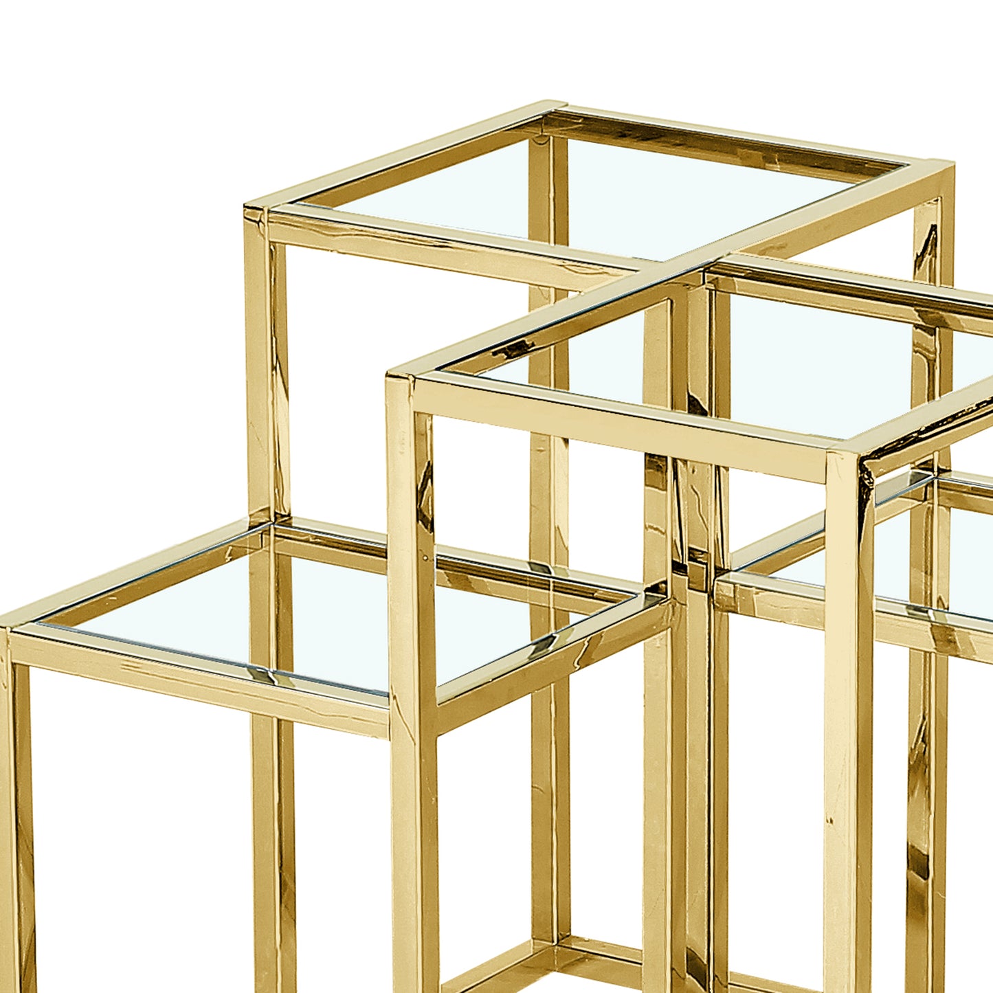 Casini Accent Table in Gold