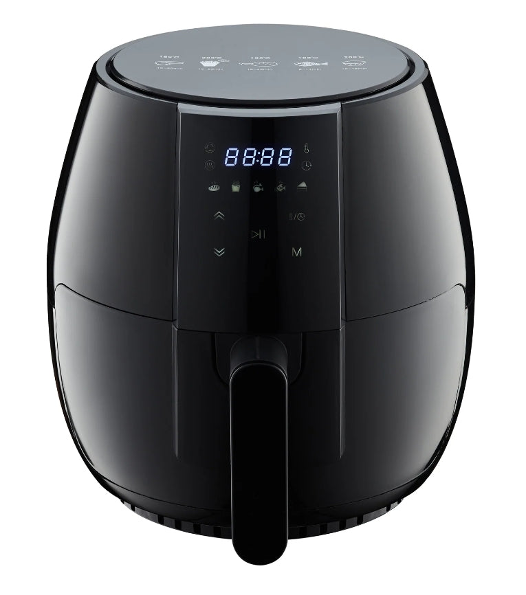 Supersonic 4Qt Digital Air Fryer W 5 Preset Cooking Function