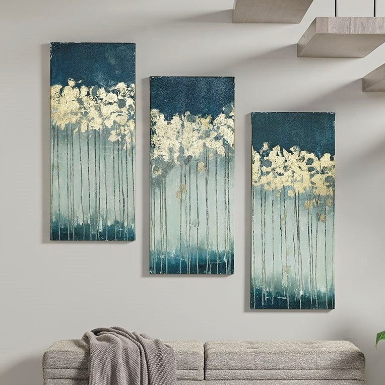 Midnight Forest 3-Piece Wall Art Decor