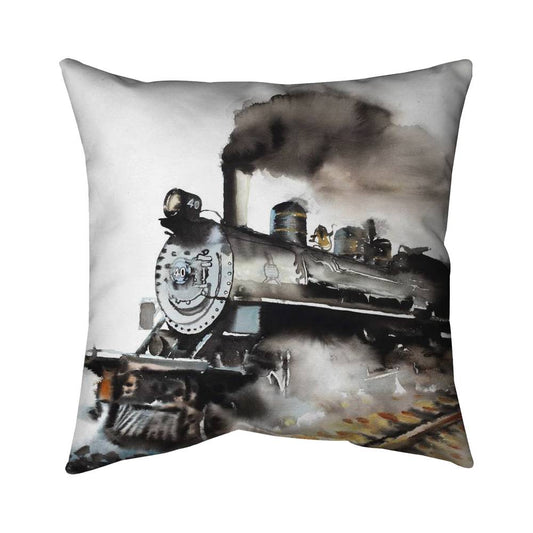 Vintage Steam Train | Inside Pillow 20" X 20"