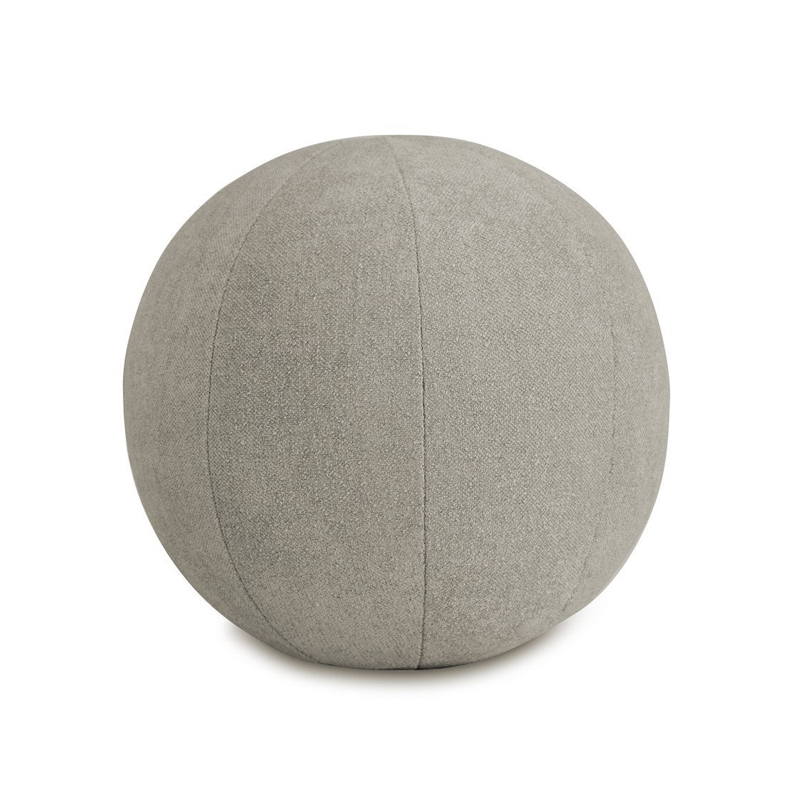 Round Decorative Ball Pillow, Light Taupe, 11x11