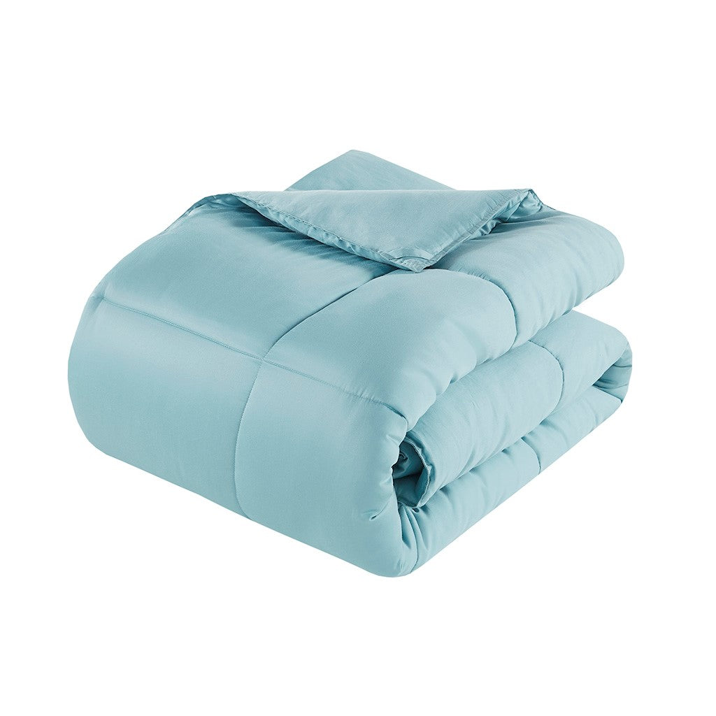 300 Tc Cotton Shell Luxury Down Alternative Comforter, Teal (FULL / QUEEN)