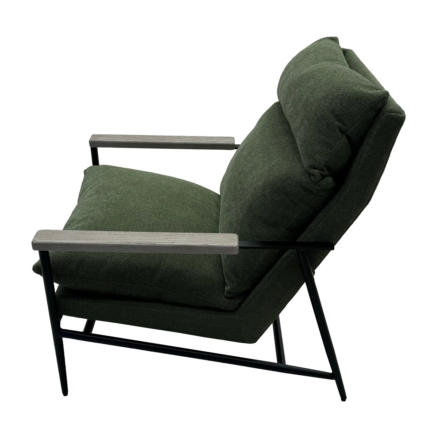 Mid-Century Accent Chair, Green