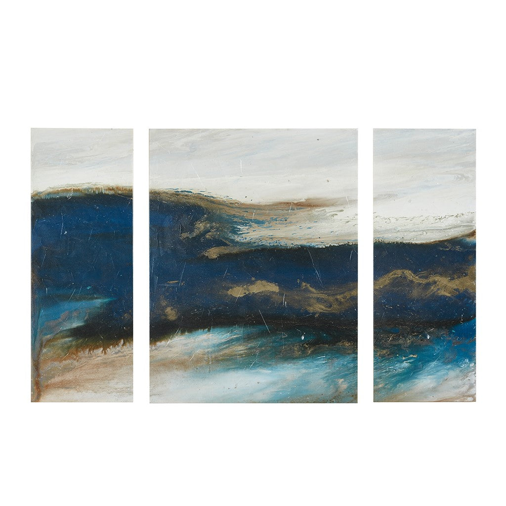 Abstract Rolling Waves Wall Art