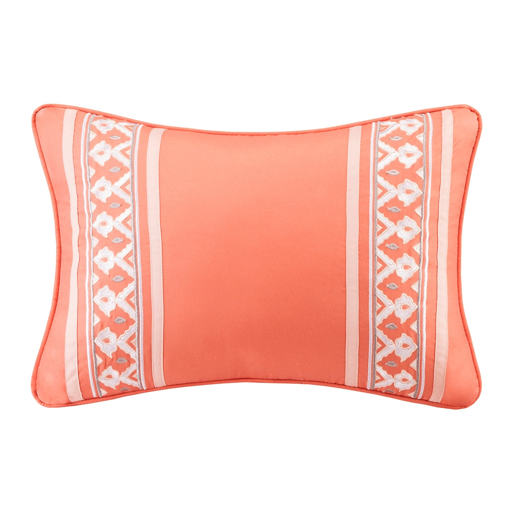 Boho Medallion Complete Comforter & Sheet Set, Coral