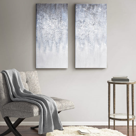 Glitter Winter Glaze 2-Piece Wall Art