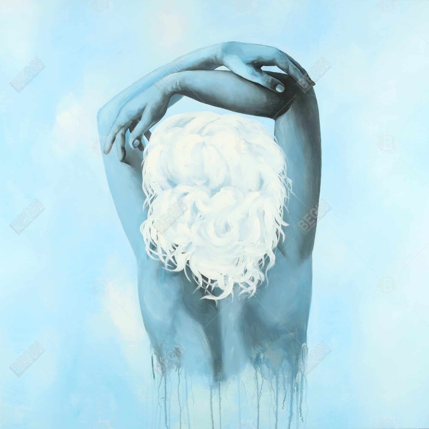 Sweet Woman | Fine Art Print On Canvas 48" X 48"