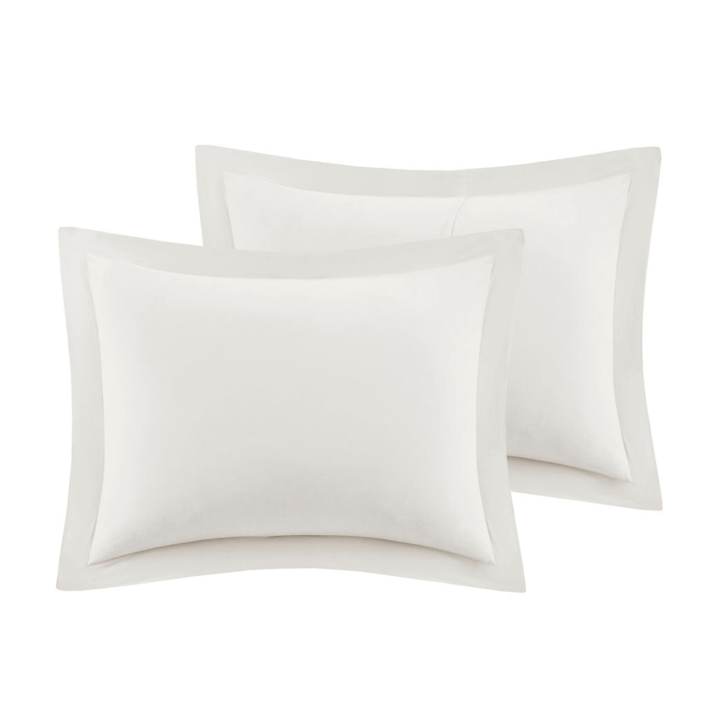 Microcell Minimalist Comforter Mini Set, Ivory