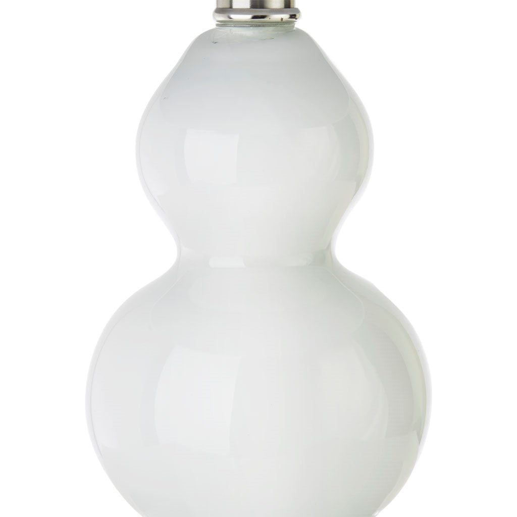 White Glass Base Table Lamp ( Set of 2 )