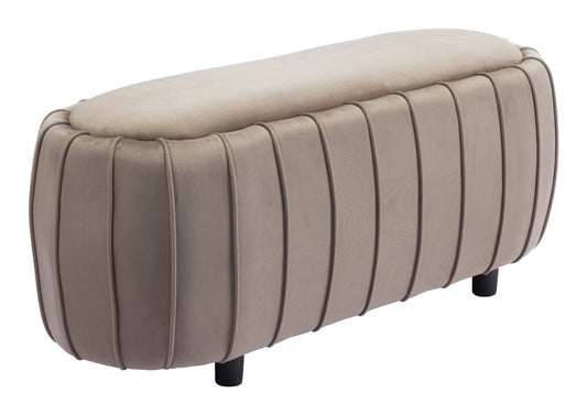 Ghenta Bench in Taupe