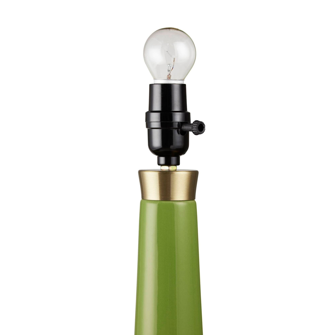 Green Ceramic Genie Table Lamp