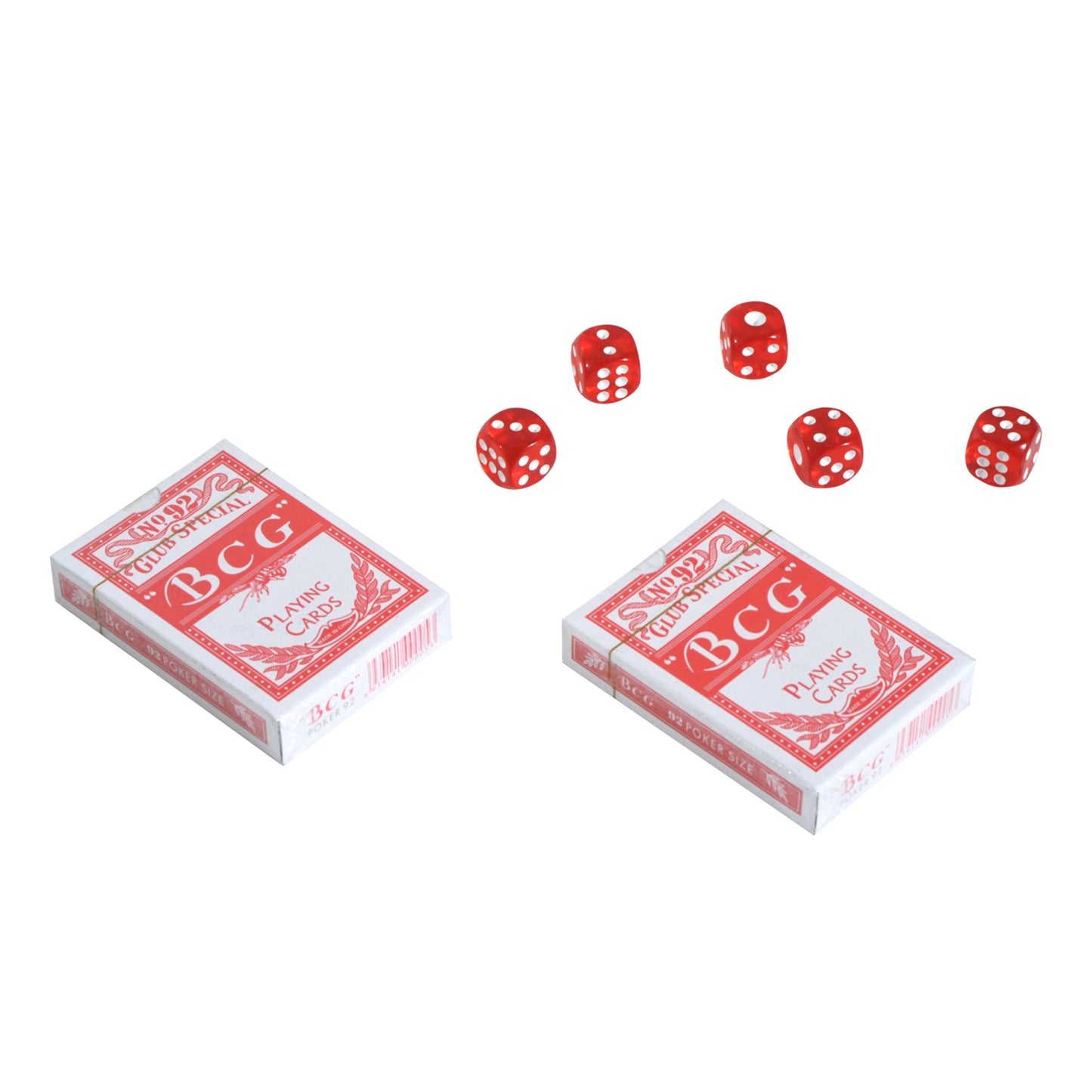 High Quality 11.5 gram Poker Chips Set with Silver Aluminum Case, 500 Striped Dice 2 Decks of Cards