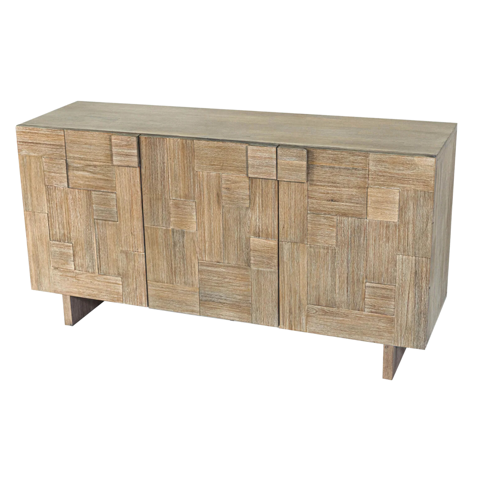 Axen Solid Acacia Wood Sideboard