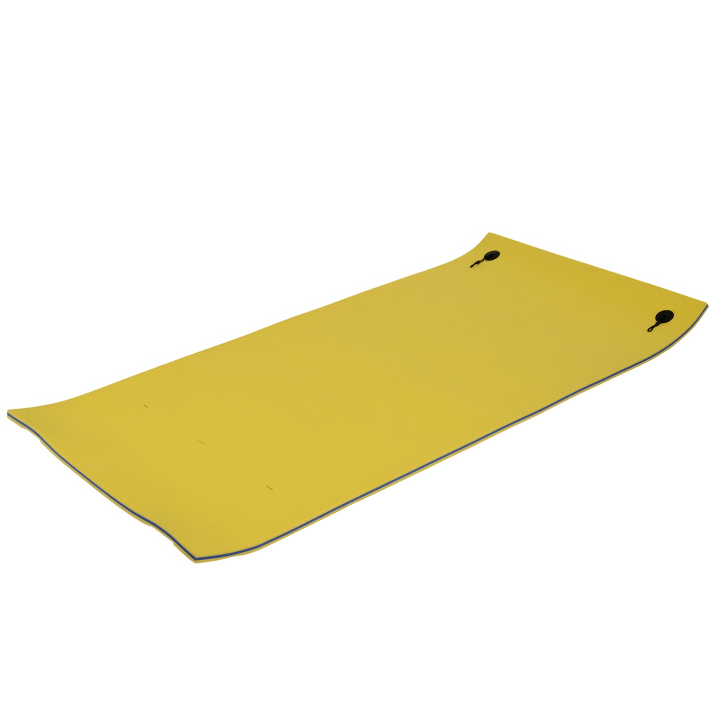 Roll-Up Pool Float Pad for Lakes, Oceans, & Pools, Water Mat for Playing, Relaxing & Recreation, Yellow