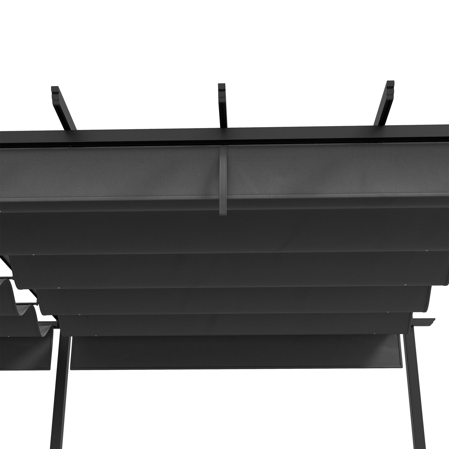 11.7' x 19.6' Retractable Pergola Canopy, Aluminum Pergola for Grill, Patio, Garden, Deck