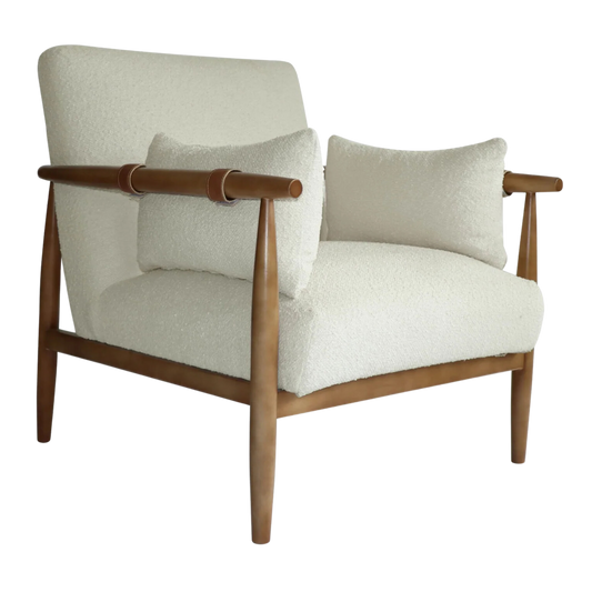 Chloe Club Accent Chair - Cloud Boucle