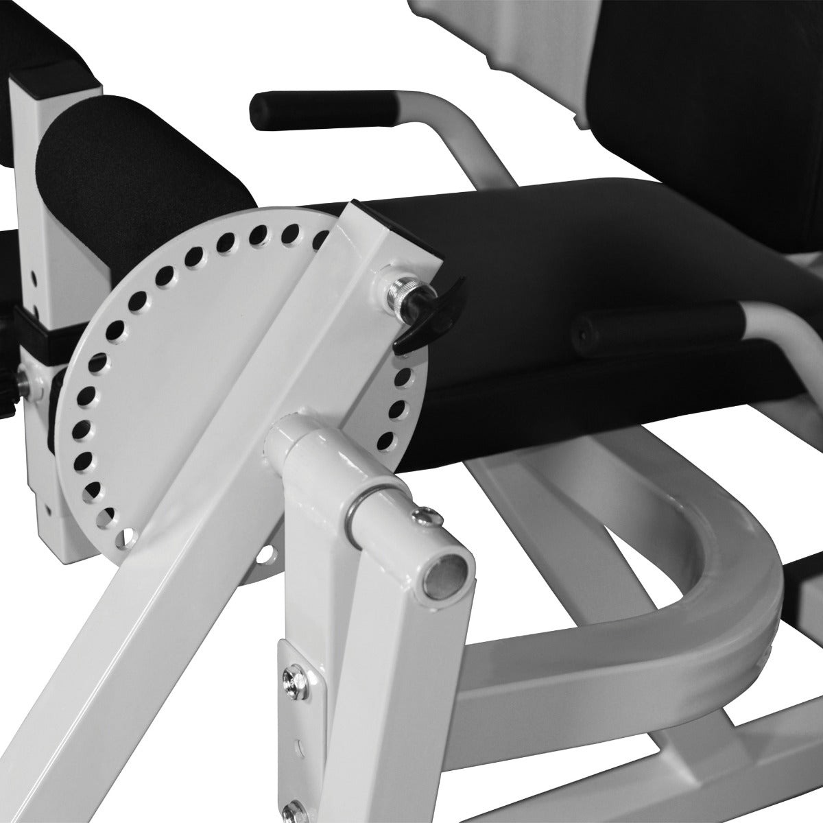 Seated Leg Extension Machine, Adjustable Leg Machine with Plate Loaded, Leg Rotary Extension, Home Gym Weight Machine