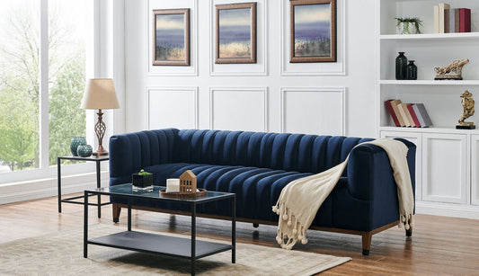 Fylah Loveseat - Navy