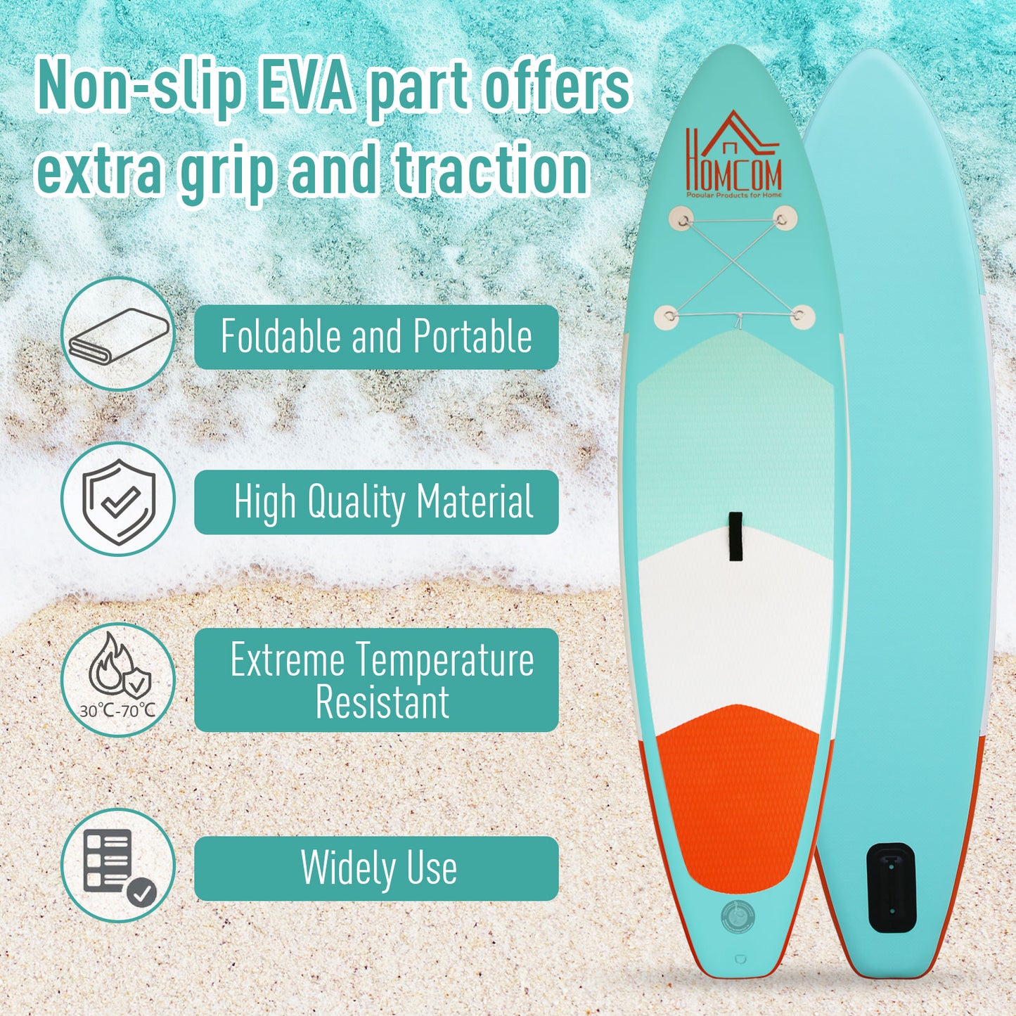 10FT Inflatable Paddle Board with Ultra-Light (20lbs) SUP for All Skill Levels Everything Included with Stand Up Paddle Board, Adjustable Paddle, Fix Bag, Air Pump, Fin, Backpack, Green