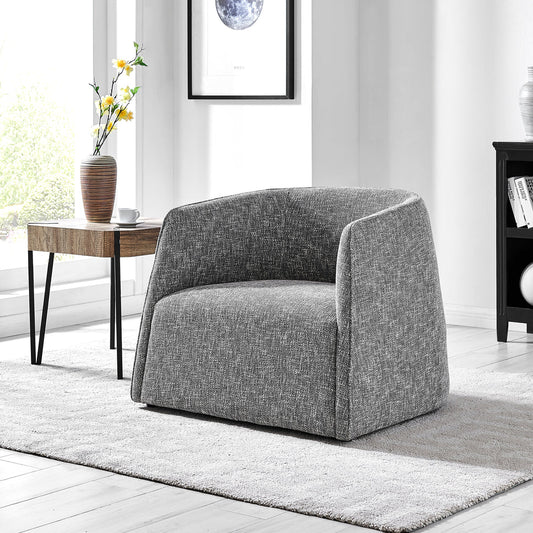 Aztek Lounge Accent Chair In Pebble