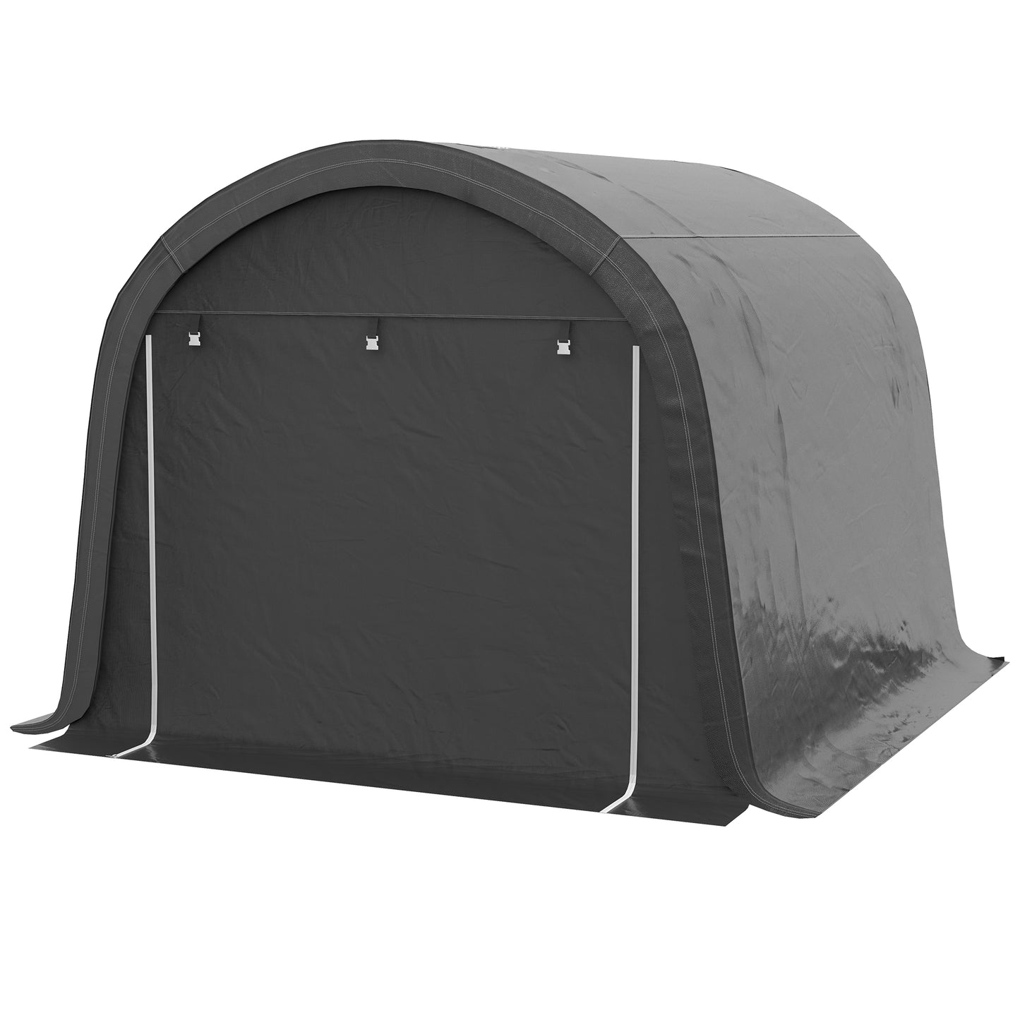 10' x 10' Outdoor Storage Tent, Heavy Duty and Waterproof Portable Shed for Bike, Motorcycle & Garden Tools