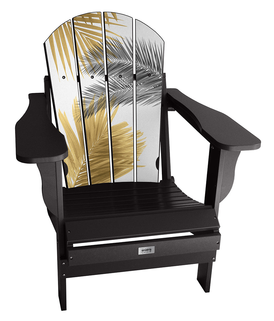 Palm Leaves Lifestyle Resin Outdoor Chair (2 Colors)