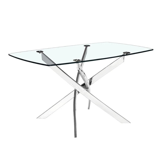 Rectangle Glass Dining Table