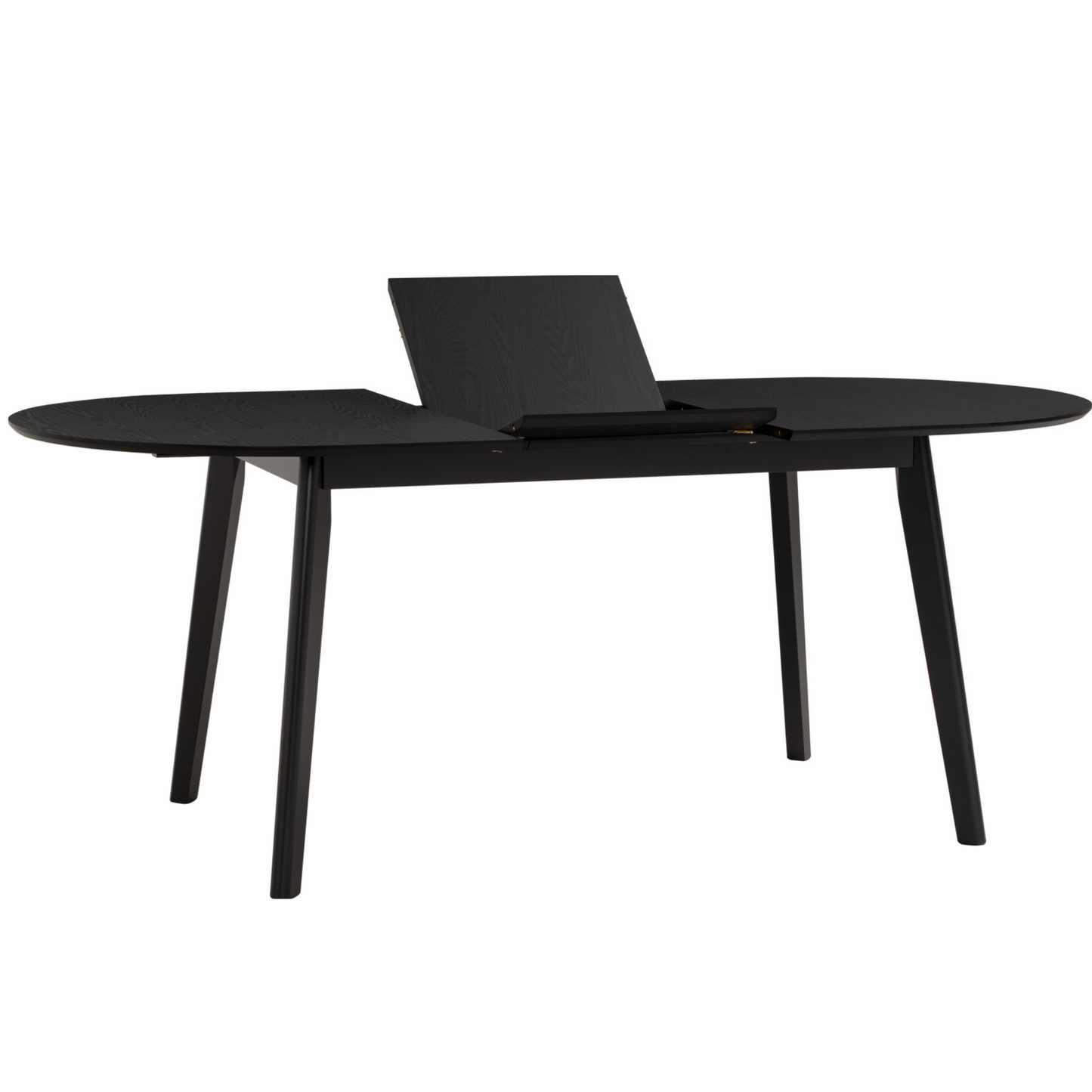 Mid-Century Modern Extendable Dining Table - Black